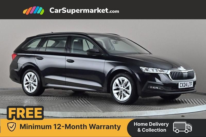 Black Used 2024 Skoda Octavia SE Technology Estate | £21,197 (Fair price) - Image 1/4