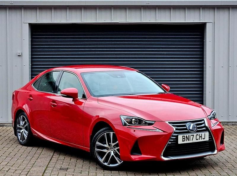 Red Used 2017 Lexus IS300h Sedan | £12,495 (Good price) - Image 1/4