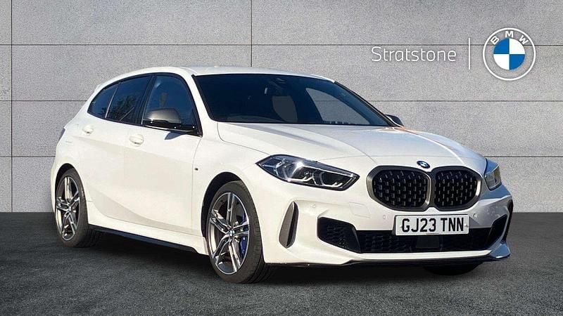 Used BMW M135 Shadowline 302 HP (222 kW) 2023 White Hatchback