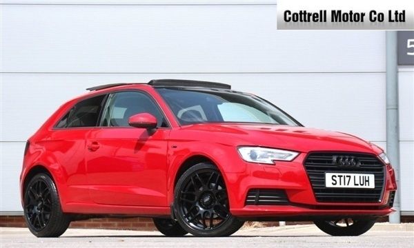 Red Used 2017 Audi A3 Black Edition Hatchback | £8,975 (Super price) - Image 1/1