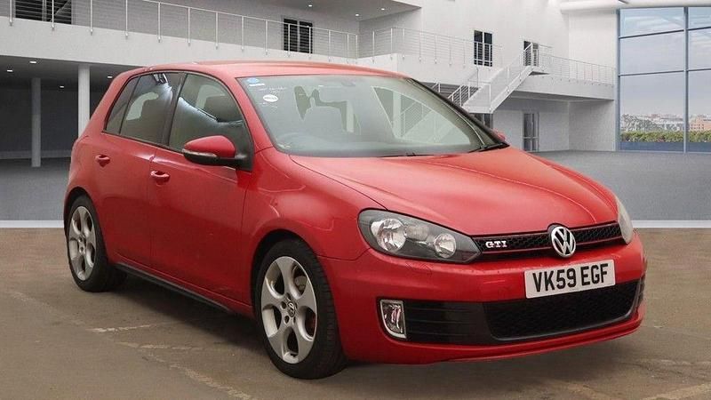 Red Used 2009 VW Golf VI GTI Hatchback | £5,293 (Fair price) - Image 1/4