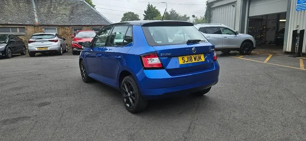 Used Skoda Fabia 2018 Blue Hatchback