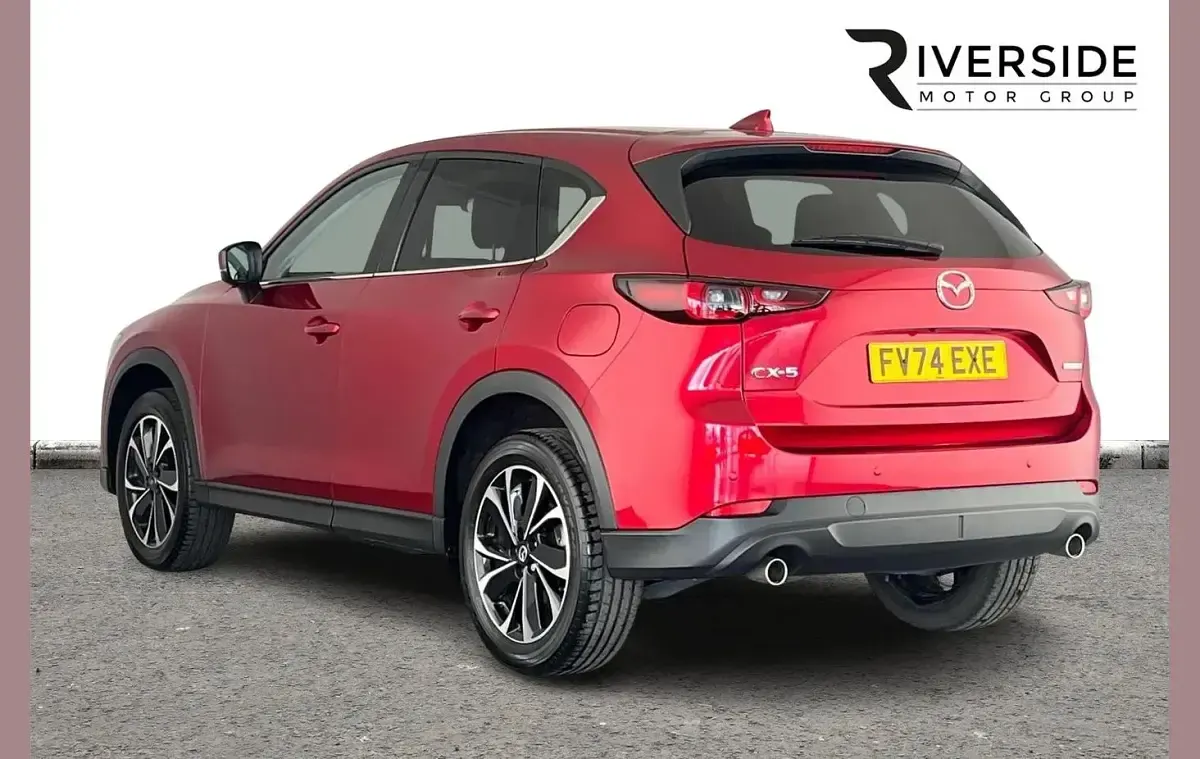 Begagnad Mazda CX-5 Exclusive-Line 165 HK (121 kW) 2024 Röd SUV