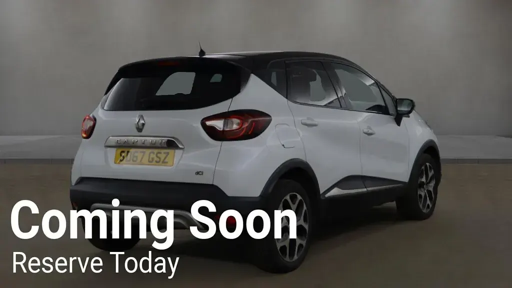 Used Renault Captur Dynamique 90 HP (66 kW) 2017 White/black SUV