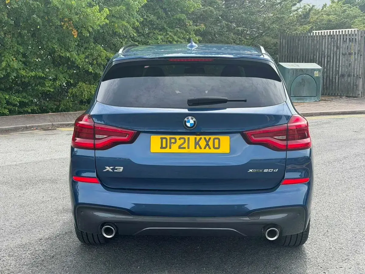 Used BMW X3 M Sport 292 HP (214 kW) 2021 Blue SUV