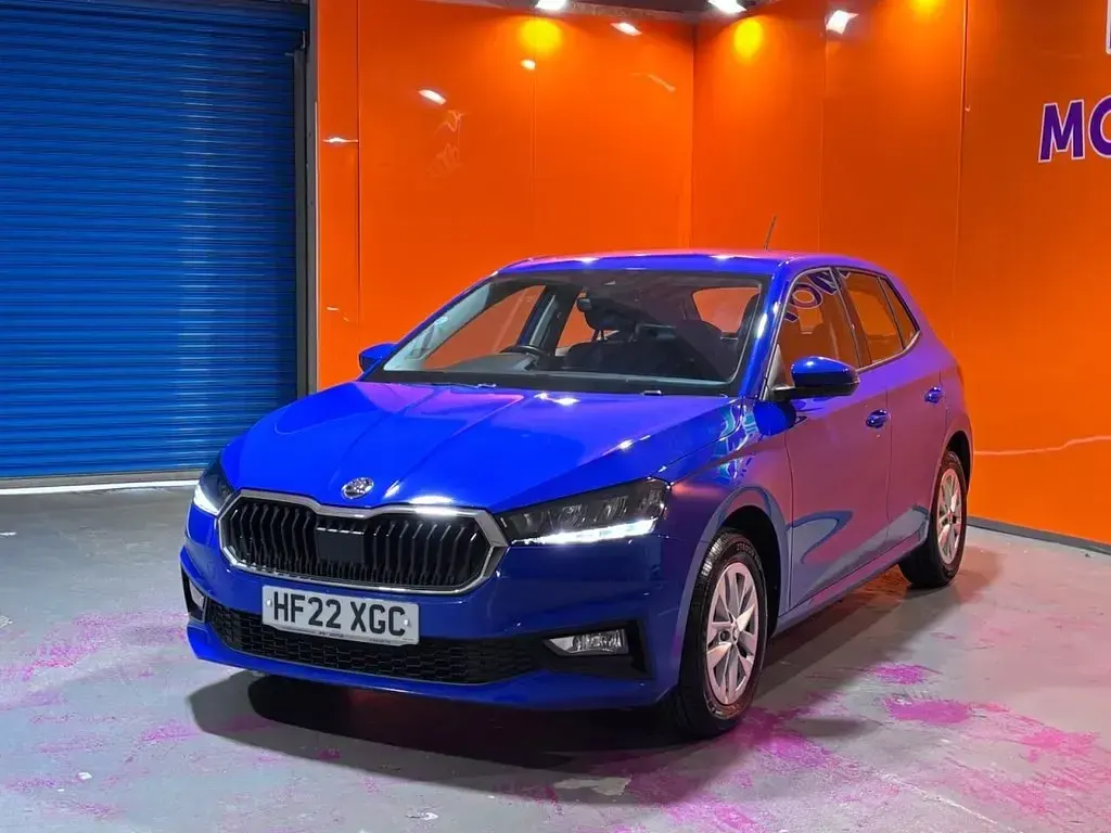 Used Skoda Fabia Comfort 95 HP (69 kW) 2022 Blue Hatchback