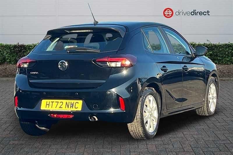 Used Vauxhall Corsa Design Edition 75 HP (55 kW) 2023 Black Hatchback