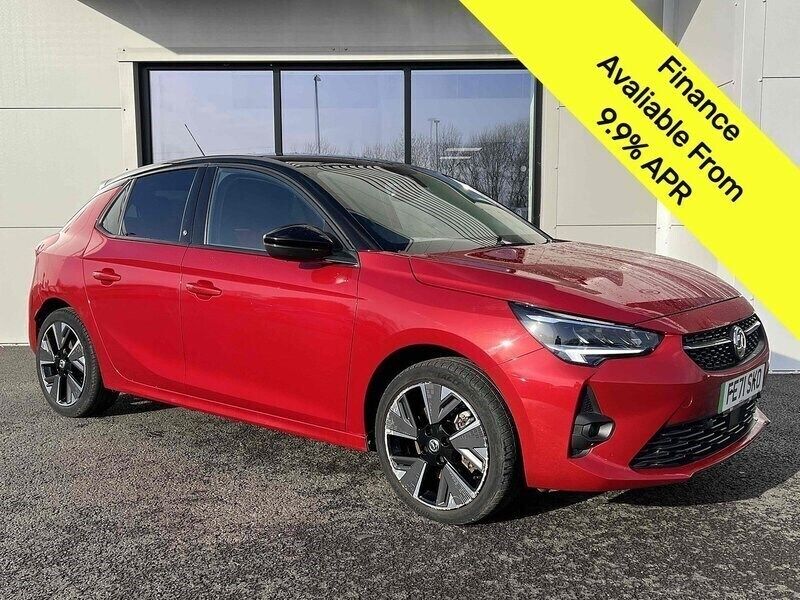 Red Used 2021 Vauxhall Corsa-e SRi Hatchback | £10,495 (Good price) - Image 1/3