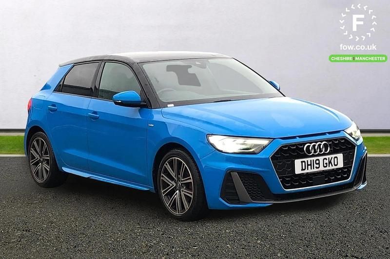 Used Audi A1 Sportback S-Line 2019 Blue Hatchback