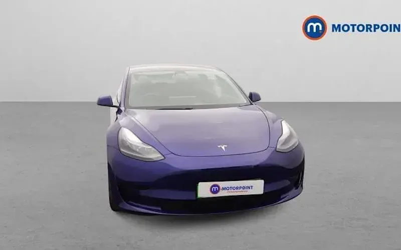 Used Tesla Model 3 Standard Range 180 kW (245 HP) 2021 Blue Sedan