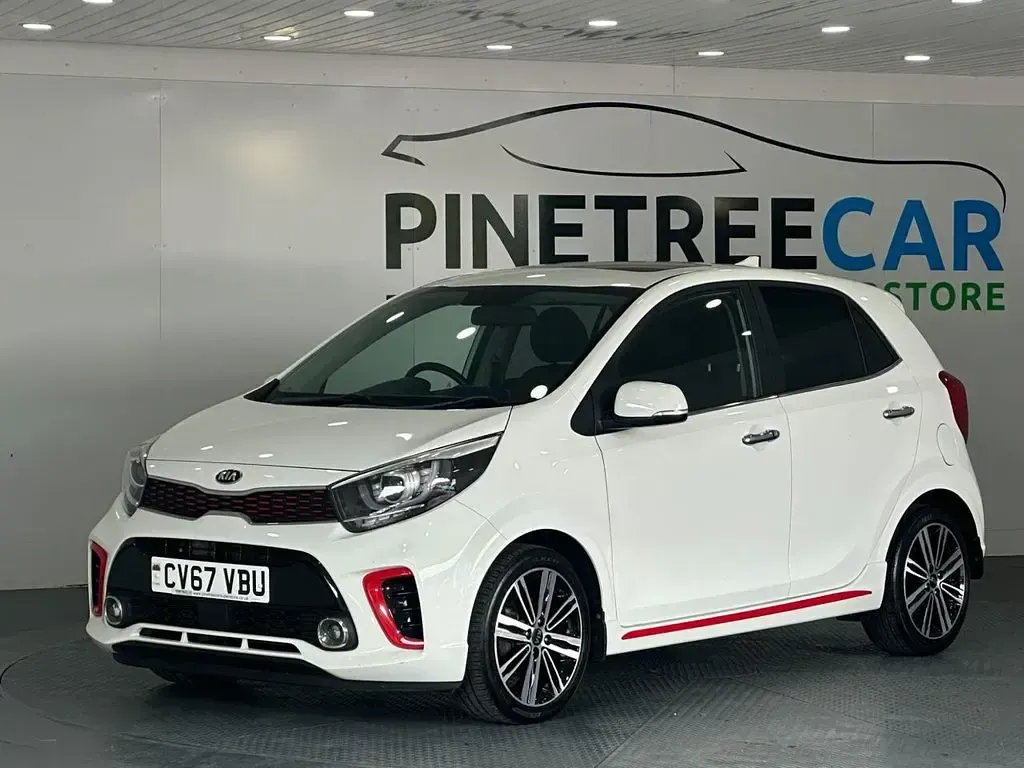Used Kia Picanto GT-Line S 83 HP (61 kW) 2017 White Hatchback