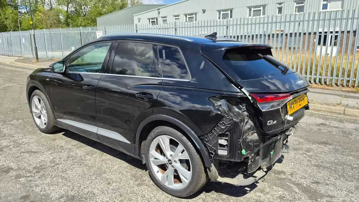 Used Audi Q4 e-tron S-Line 125 kW (170 HP) 2021 Black SUV