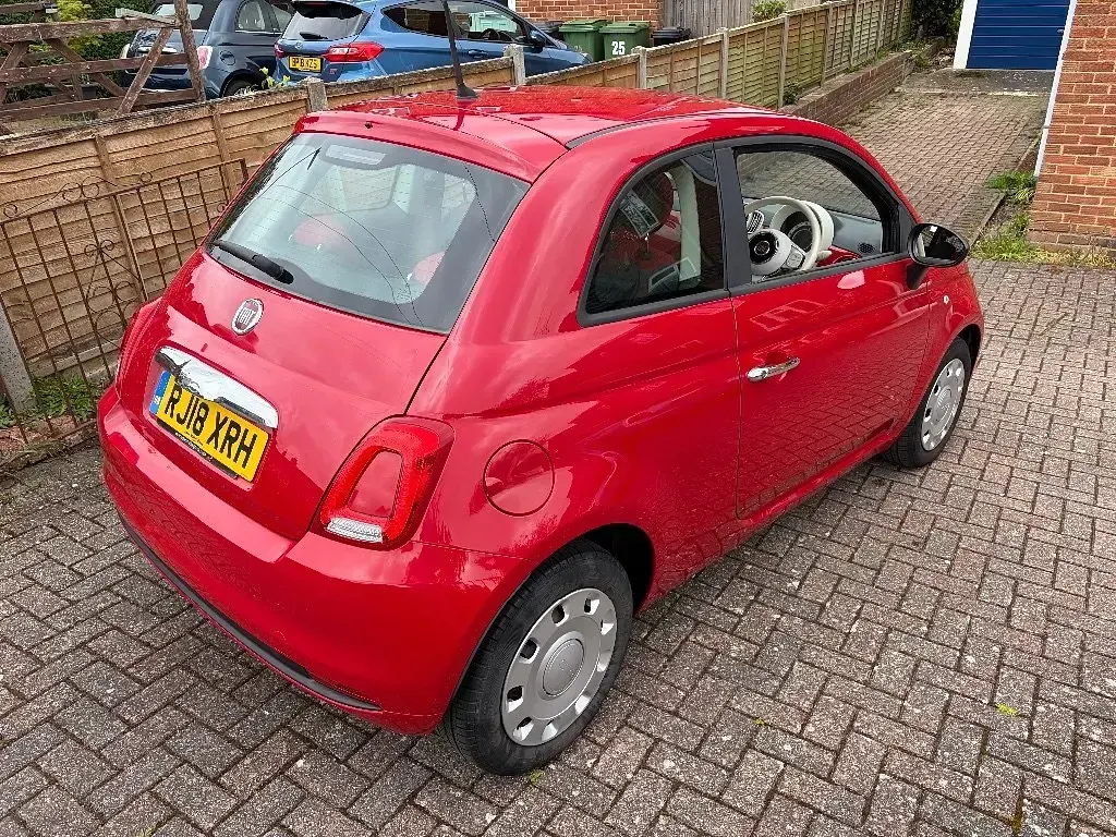 Usado Fiat 500 Pop 69 HP (50 kW) 2018 Vermelho Citadino
