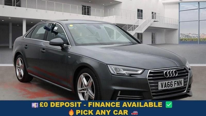 Grey Used 2017 Audi A4 S-Line Sedan | £10,749 (Good price) - Image 1/4