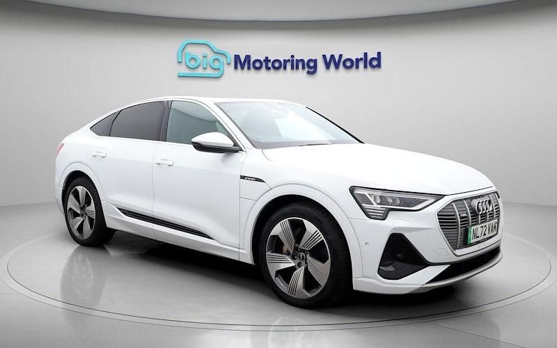 Used Audi e-tron Sportback S-Line 300 kW (408 HP) 2022 White SUV