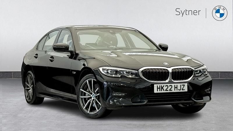 Black Used 2022 BMW 330e Sport Line | £21,000 (Good price) - Image 1/4