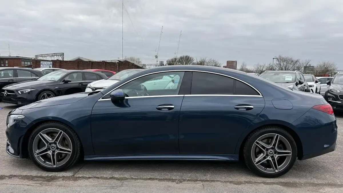 Used Mercedes CLA220 AMG Line Premium 2019 Blue Sedan