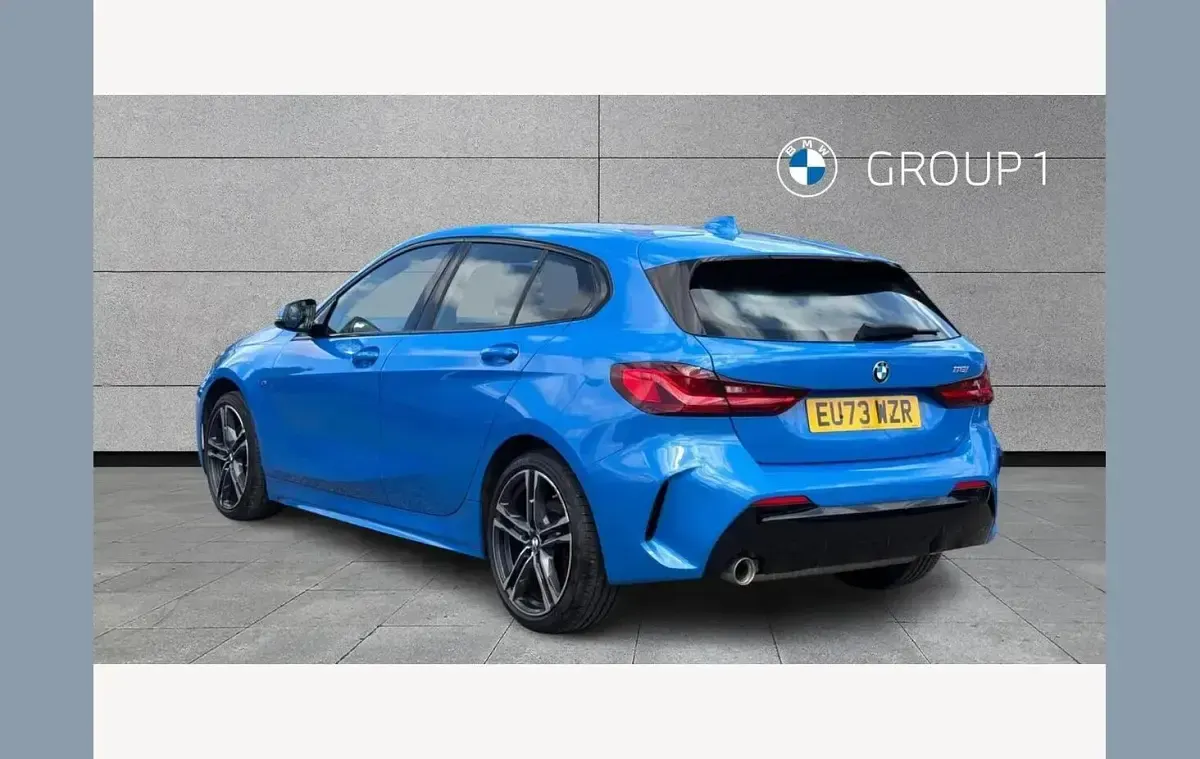 Used BMW 118 M Sport 136 HP (100 kW) 2023 Blue Hatchback