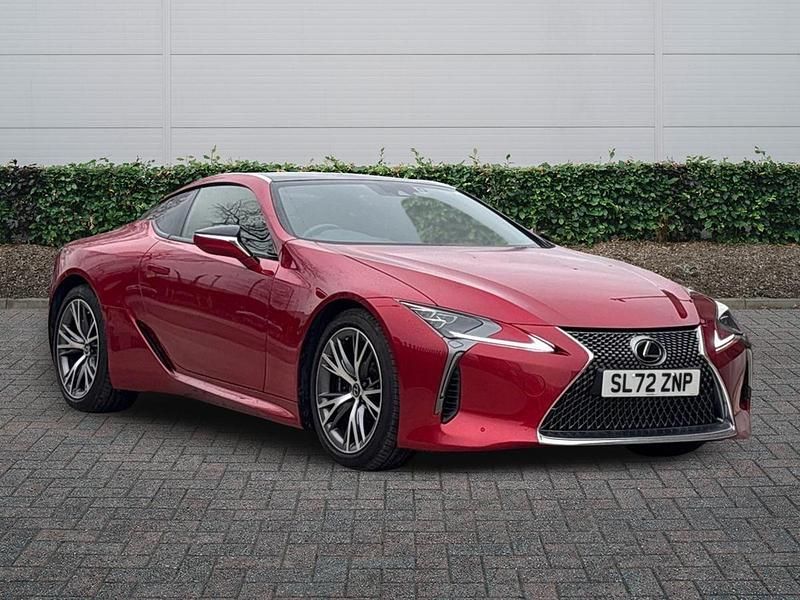 Begagnad Lexus LC 500 2023 Röd Sportkupé