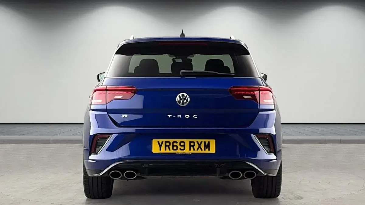 Used VW T-Roc R 300 HP (220 kW) 2019 Lapiz blue metallic/lapiz blue metallic SUV