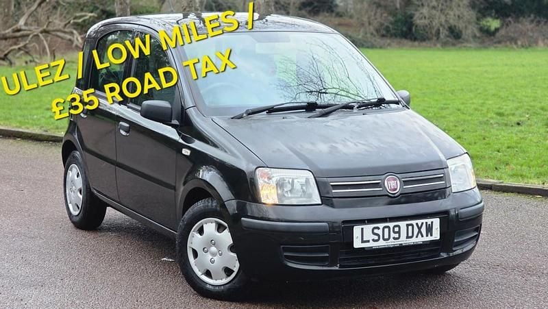 Black Used 2009 Fiat Panda Dynamic Hatchback | £1,350 (Good price) - Image 1/4