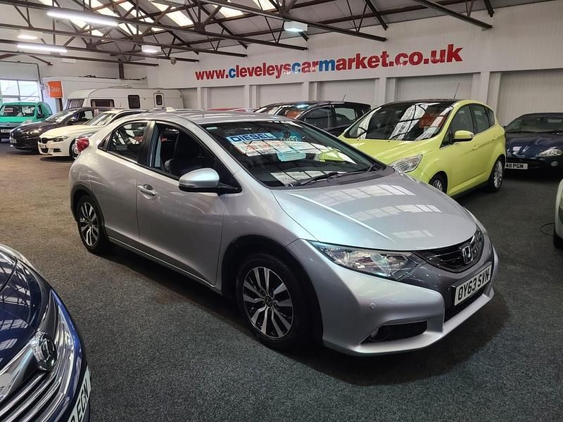 Used Honda Civic EX 2013 Silver Hatchback