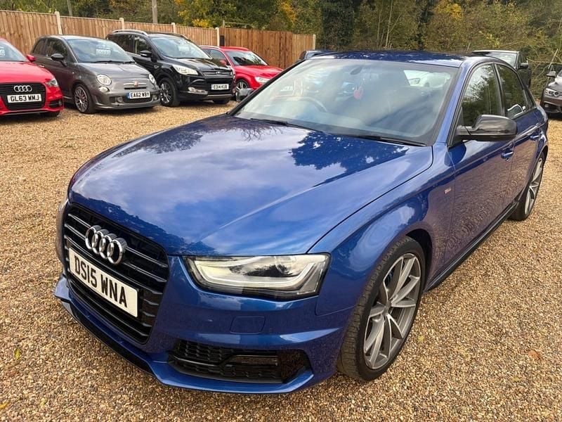 Blue Used 2015 Audi A4 Black Edition Sedan | £7,250 (Fair price) - Image 1/4