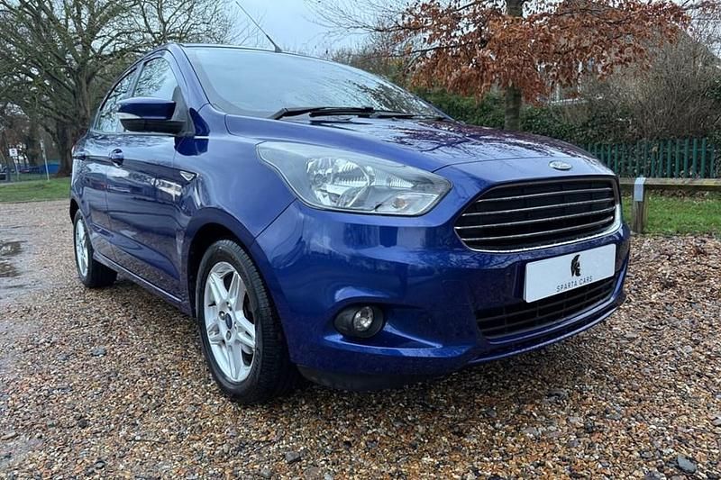 Used Ford Ka Plus Zetec 85 HP (62 kW) 2017 Blue Hatchback