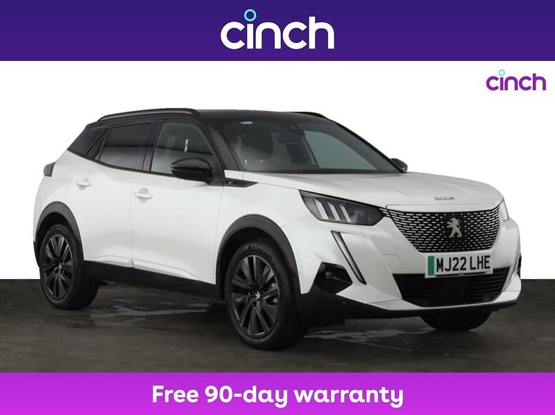 White Used 2022 Peugeot e-2008 Premium SUV | £14,349 (Fair price) - Image 1/3
