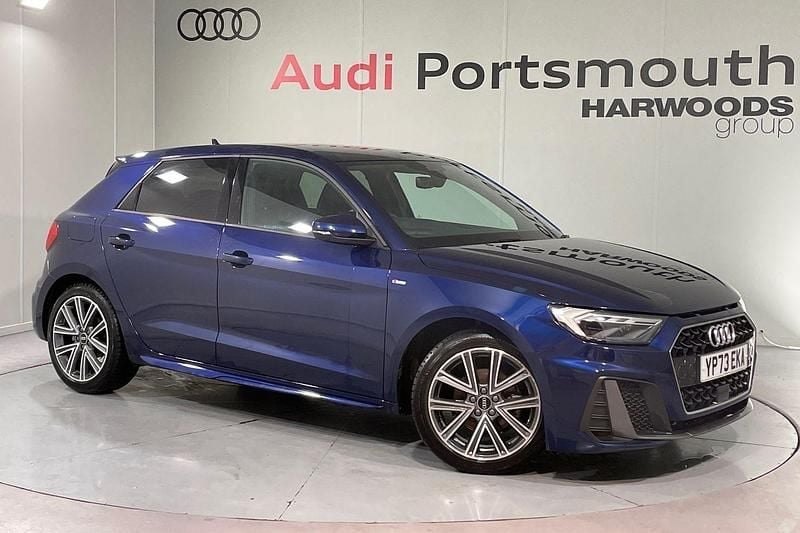 Blue Used 2023 Audi A1 Sportback S-Line Hatchback | £20,690 (A bit pricey) - Image 1/3