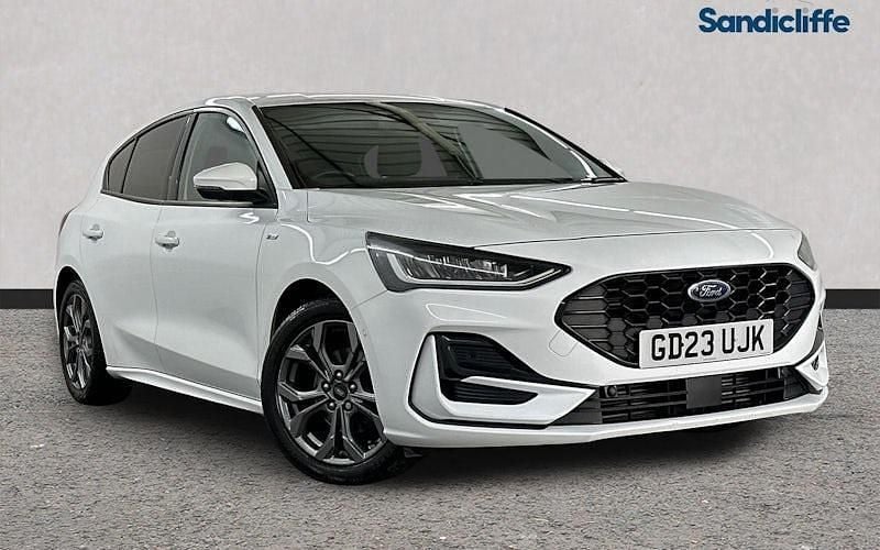 White Used 2023 Ford Focus ST-Line Hatchback | £15,449 (Fair price) - Image 1/4