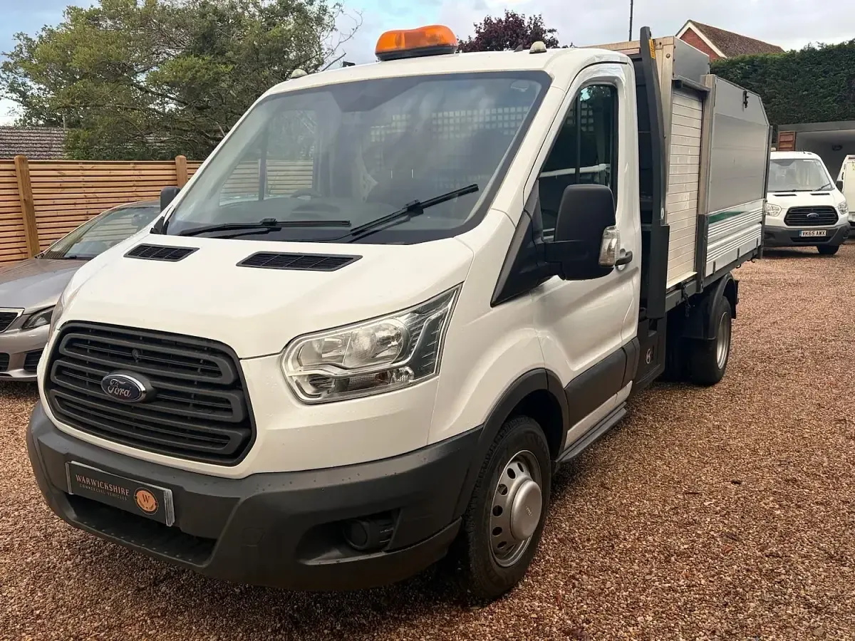 Used Ford Transit 125 HP (91 kW) 2015 White Cabriolet