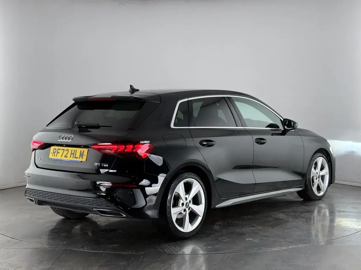 Second-hand Audi A3 Sportback S-Line 200 CP (147 kW) 2022 Negru Hatchback