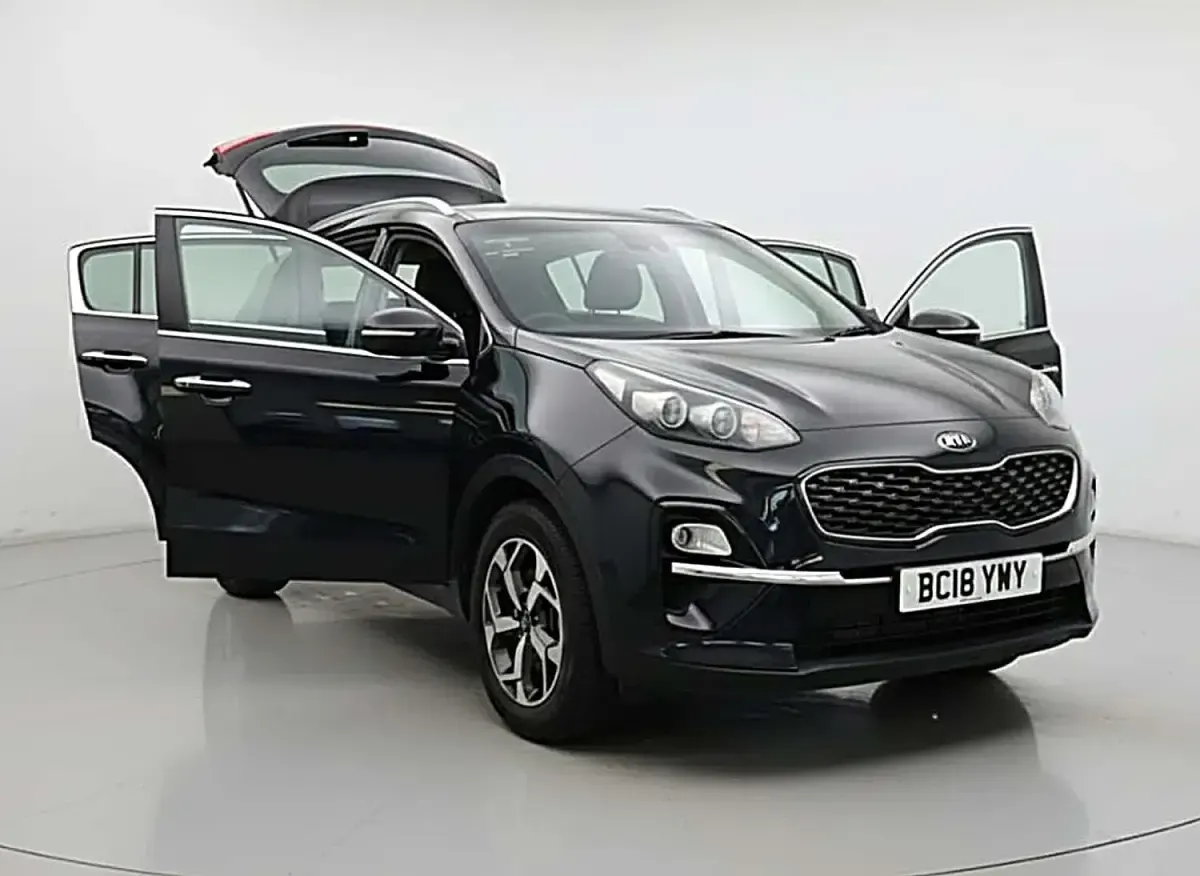 Used Kia Sportage 136 HP (100 kW) 2018 Black SUV
