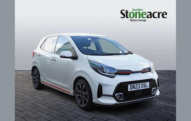 Used Kia Picanto GT-Line S 99 HP (72 kW) 2023 White Hatchback
