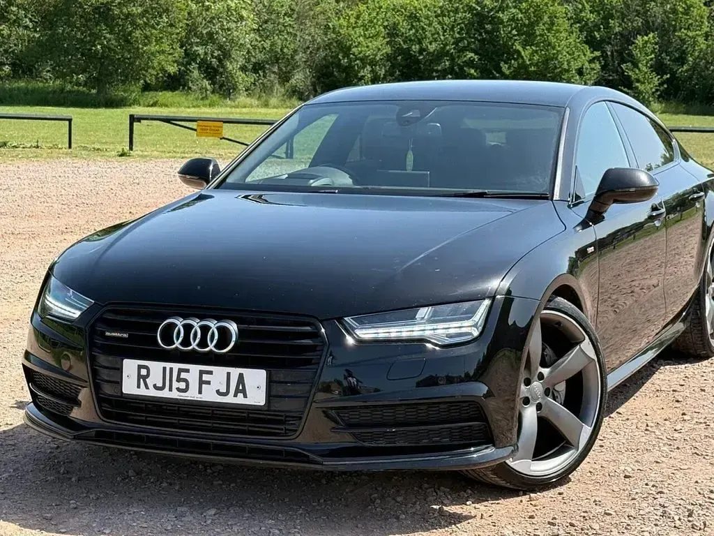 Used Audi A7 Sportback Black Edition 272 HP (200 kW) 2015 Black Hatchback