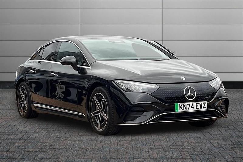 Used Mercedes EQE350 AMG line 214 kW (292 HP) 2024 Black Sedan