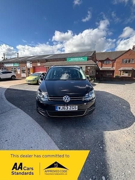 Black Used 2013 VW Sharan SEL MPV | £6,999 (Fair price) - Image 1/4