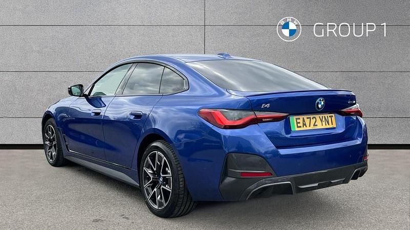 Used BMW i4 M Sport 250 kW (340 HP) 2022 Blue Sedan
