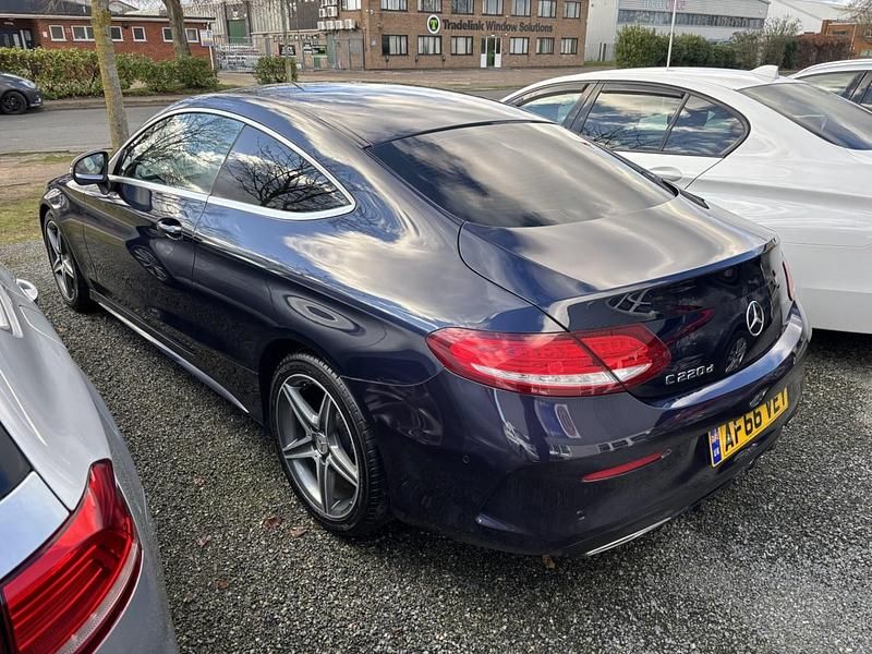 Used Mercedes C220 AMG line 2016 Blue Coupe
