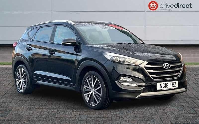 Black Used 2018 Hyundai Tucson GO! SUV | £14,347 (Fair price) - Image 1/4