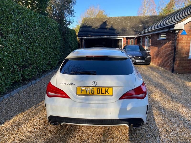 Used Mercedes CLA220 AMG 2016 White Sedan