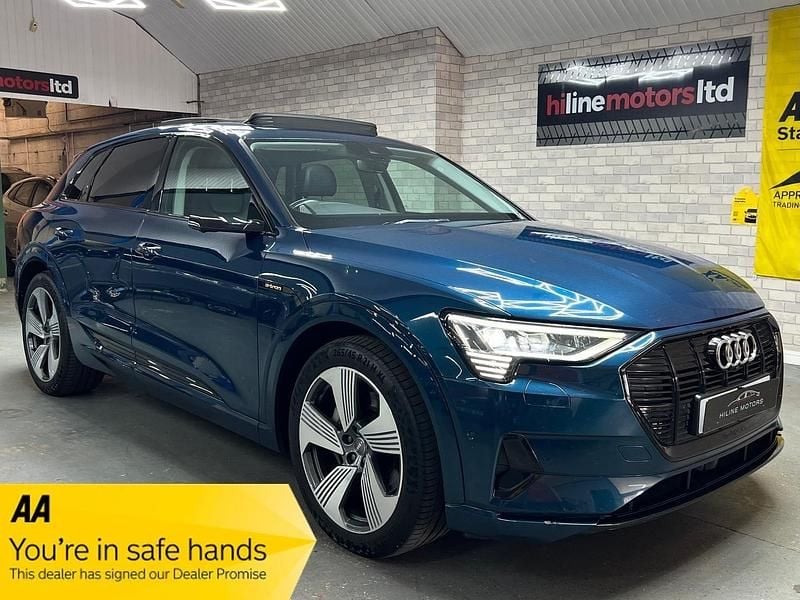 Used Audi e-tron Premium 300 kW (408 HP) 2019 Blue SUV