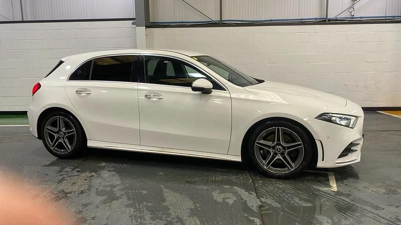 Used Mercedes A220 AMG Line Premium 190 HP (139 kW) 2019 White Hatchback