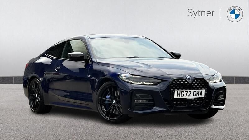 Tanzanite blue ii metallic Used 2023 BMW 420 Efficient Dynamics Coupe | £31,000 (Good price) - Image 1/4