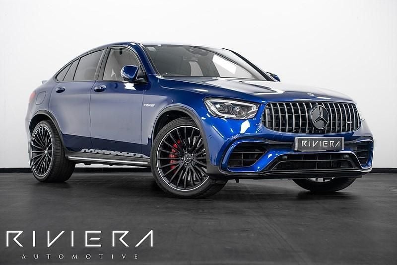 Blue Used 2020 Mercedes GLC63 AMG Premium Plus Coupe | £53,495 (Fair price) - Image 1/4