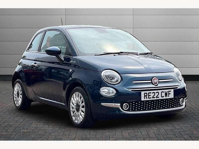 Blue Used 2022 Fiat 500 Dolcevita Hatchback | £10,990 (Fair price) - Image 1/2