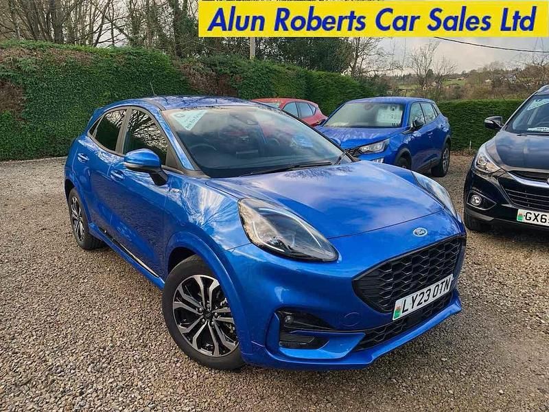 Blue Used 2023 Ford Puma ST-Line Hatchback | £17,995 (Fair price) - Image 1/4