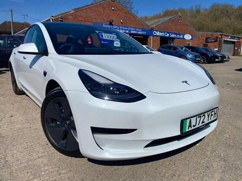 White Used 2022 Tesla Model 3 Sedan | £19,995 (Fair price) - Image 1/4