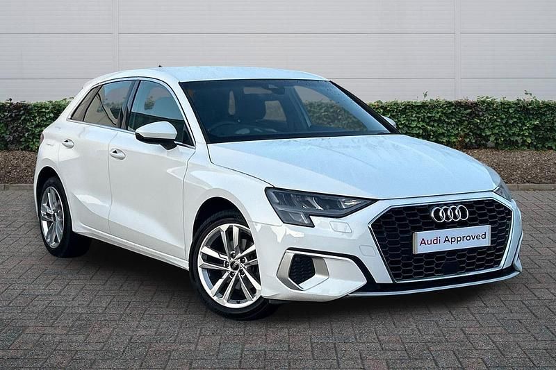 White Used 2023 Audi A3 Sport Hatchback | £18,985 (Good price) - Image 1/4